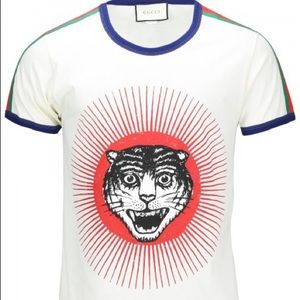 Gucci T-Shirt Tiger Print Hollywood